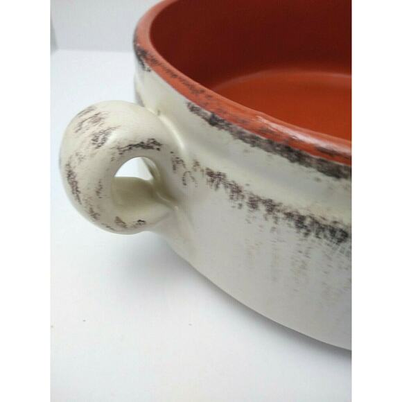 De Silva Terra Cotta Pottery Dish Made In Italy - Picture 3 of 6